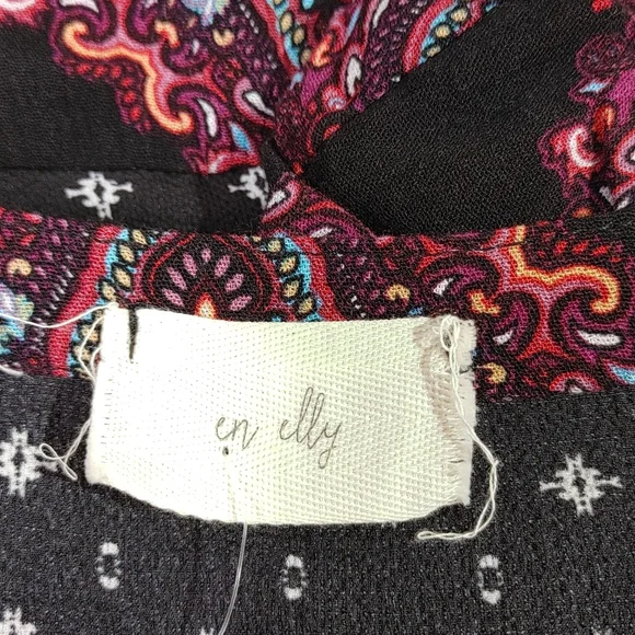 En Elly/Stitch Fix Abey Tie Waist Tunic Top - Picture 3 of 9
